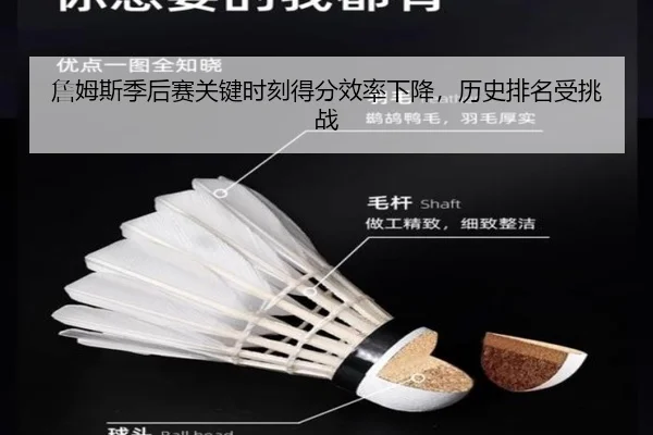 詹姆斯季后赛关键时刻得分效率下降，历史排名受挑战